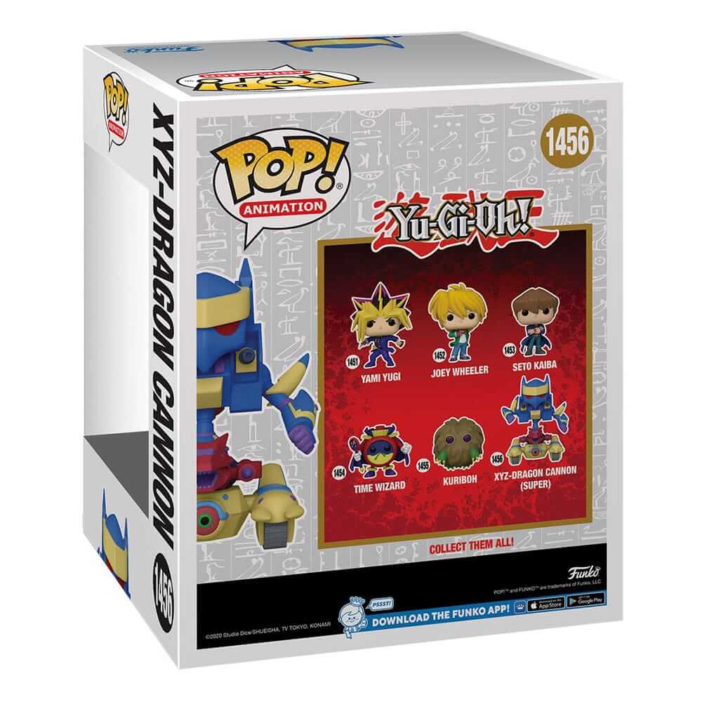 Yu-Gi-Oh Dit is XYZ Dragon Catapult Cannon van Yu-Gi-Oh als Funko Pop. Komt verpakt in een vensterverpakking en de figuur is ongeveer 15 CM groot.