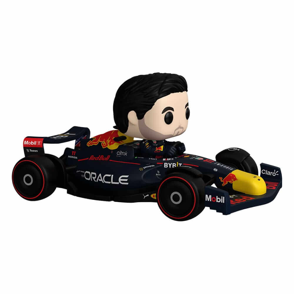 UITVERKOOP Ben je een gepassioneerde Formule 1-fan die op zoek is naar unieke verzamelobjecten? Zoek niet verder! De Sergio 'Checo' Perez Funko Pop! Ride Racing - Red Bull Formula 1 Team is een absolute must-have voor elke liefhebber van de sport en verza