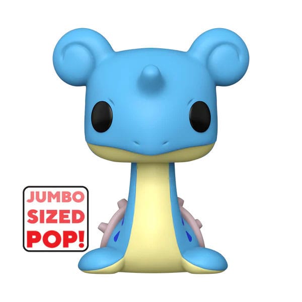 Pokémon Dit is Lapras als Funko Pop! figuur, komt verpakt in een window display box en is ongeveer 25 cm groot.