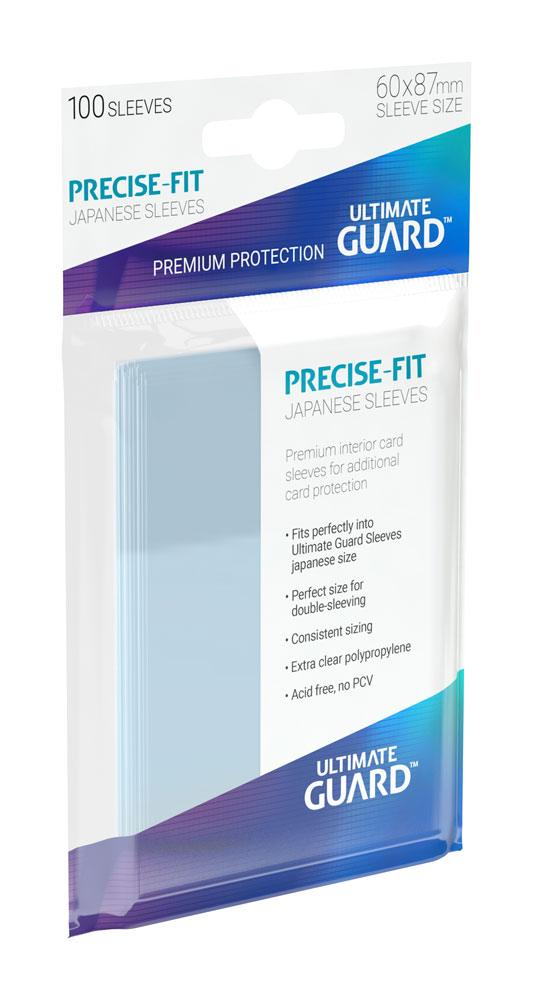 Accessoires This pack contains 100 interior card sleeves for additional protection of all Japanese sized gaming cards, like Yu-Gi-Oh!™ and others.- Fits perfectly into ULTIMATE GUARD Sleeves japanese size (sleeve in sleeve)- Precision card fit- Consistent