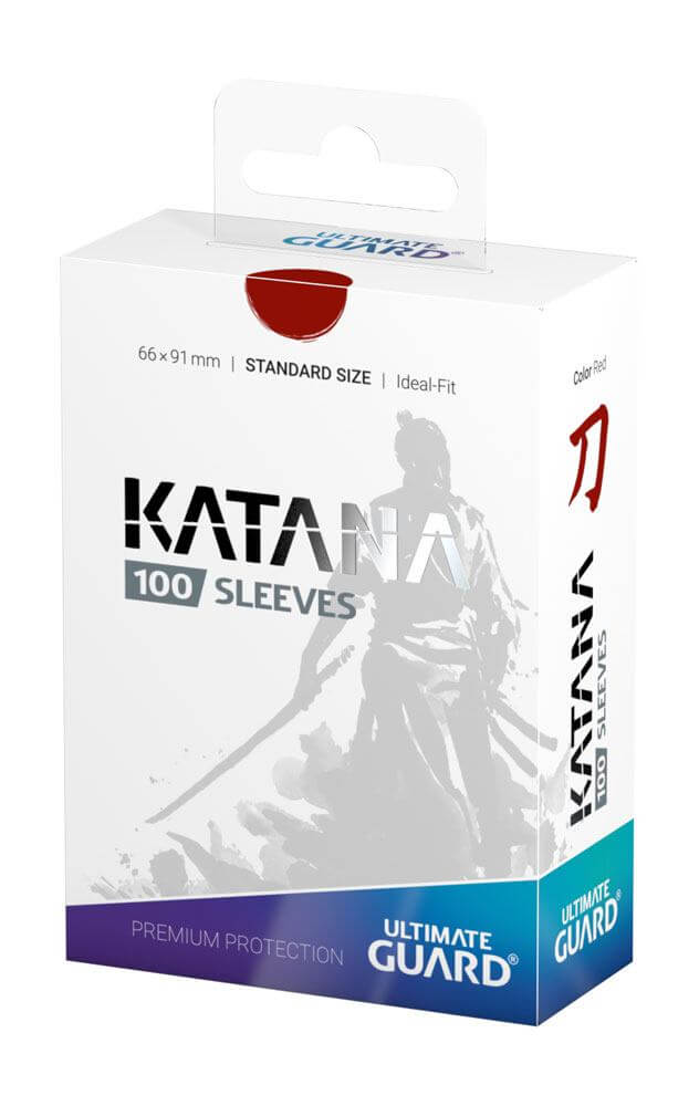 Accessoires Protect your cards like a Samurai with Ultimate Guard's Katana sleeves! Honoring the tradition of great Japanese craftmanship, these precision-made, top-of-the-line sleeves are fully opaque, extremely durable and will meet the highest standard