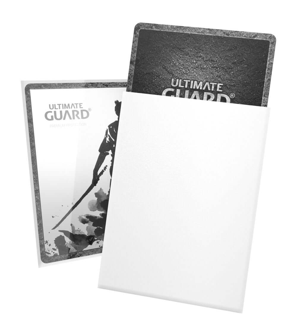 Accessoires Protect your cards like a Samurai with Ultimate Guard's Katana sleeves! Honoring the tradition of great Japanese craftmanship, these precision-made, top-of-the-line sleeves are fully opaque, extremely durable and will meet the highest standard