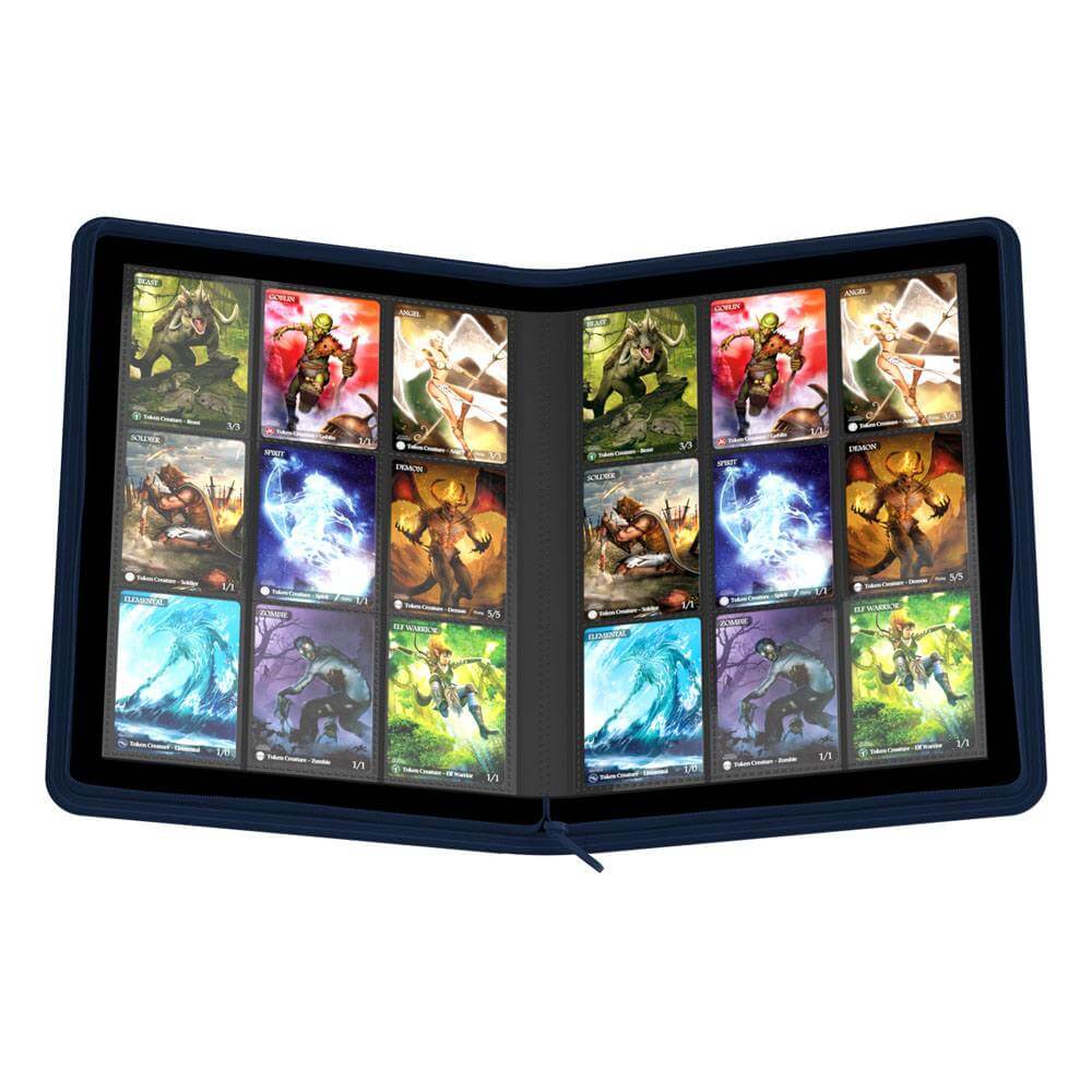 Accessoires High quality Portfolio with durable cover, innovative XenoSkin surface and 20 integrated 18-pocket-pages for all standard- and Japanese sized gaming cards. Zipper closure for extra security!- Designed for 360 double-sleeved cards*- Resistant X