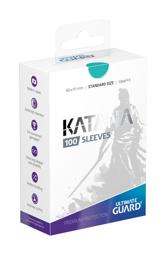 Ultimate Guard Katana Sleeves Standard Size (100 stuks) - Turquoise