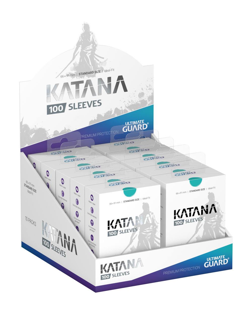 Ultimate Guard Katana Sleeves Standard Size (100 stuks) - Turquoise