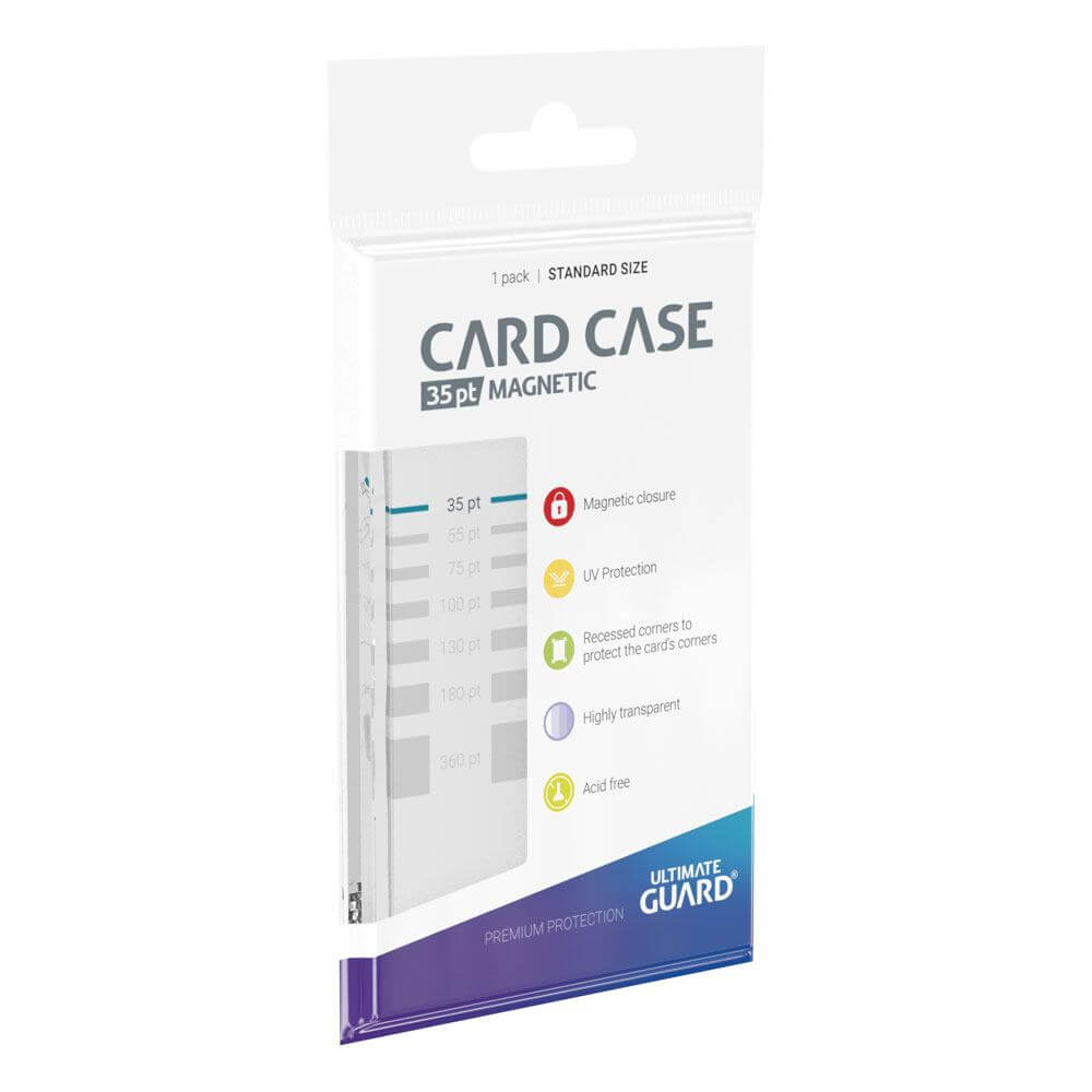 Accessoires Many just call them cards; we call them treasures! A superb level of protection for your most beloved and valuable cards. Available in different sizes, for all kind of collectible cards, our Magnetic Card Case with recessed corners and UV prot