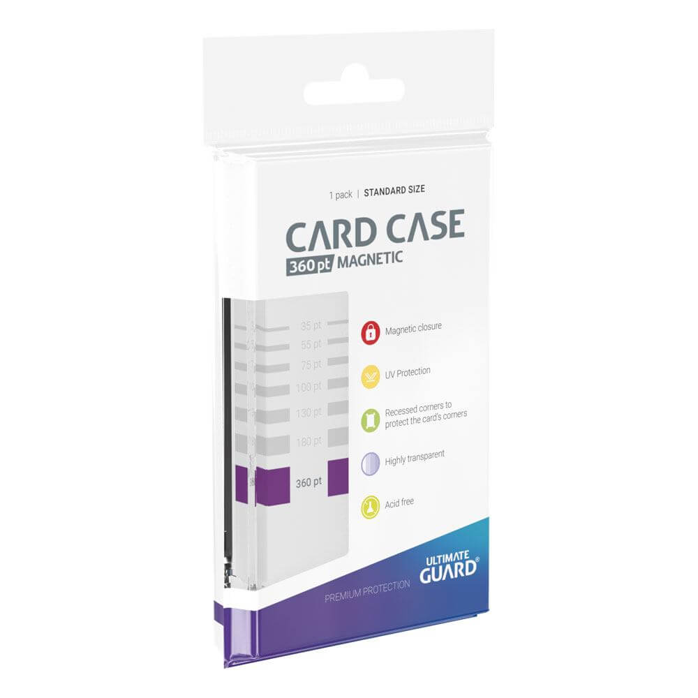 Accessoires Many just call them cards; we call them treasures! A superb level of protection for your most beloved and valuable cards. Available in different sizes, for all kind of collectible cards, our Magnetic Card Case with recessed corners and UV prot