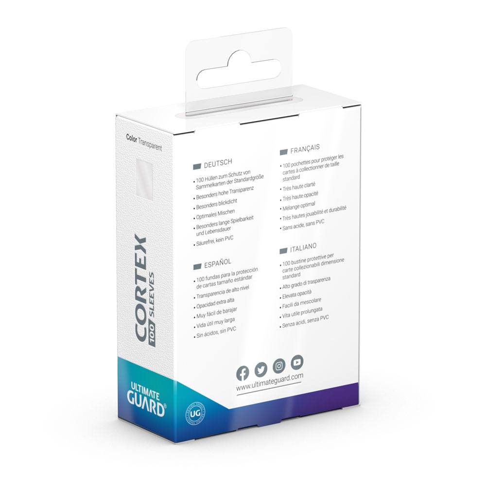 Ultimate Guard Cortex Sleeves Format Standard (100) - Transparent