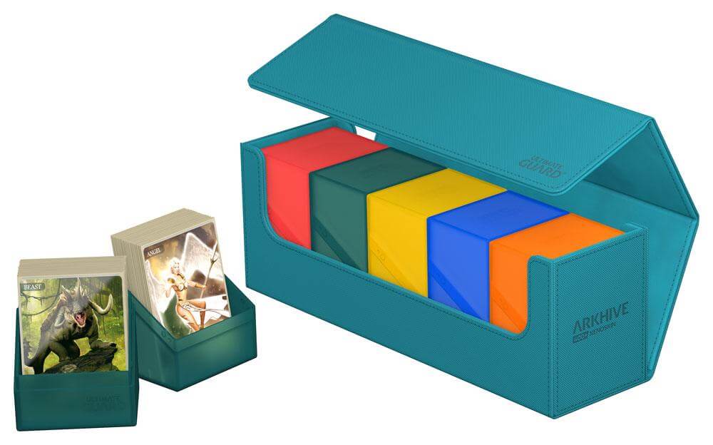 Accessoires Our Arkhive 400+ deck case has proven an excellent choice for storing and carrying large numbers of cards and/or multiple cases. Pair it with our Boulders and Deck Cases; store more than 175 Toploaders; or give your cube the home it deserves.S
