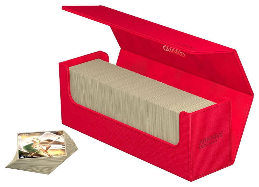 Accessoires Our Arkhive 400+ deck case has proven an excellent choice for storing and carrying large numbers of cards and/or multiple cases. Pair it with our Boulders and Deck Cases; store more than 175 Toploaders; or give your cube the home it deserves.S
