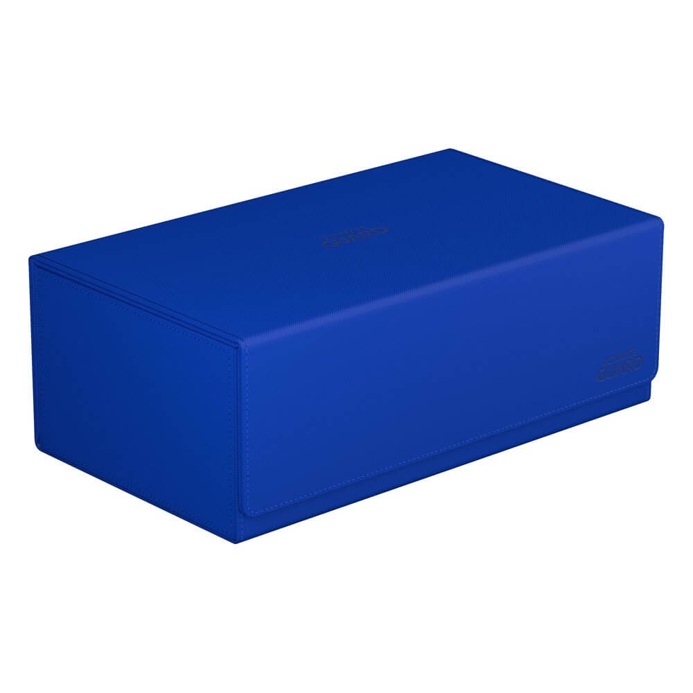 Accessoires Double your storage with our Arkhive 800+! This box offers space for more than 800 double-sleeved cards in standard size, can hold 350 Toploaders, or its two rows can simply be filled with a selection of your favorite deck boxes and cases. Its