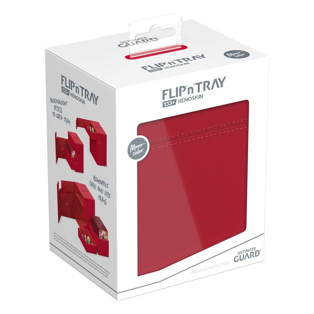 Ultimate Guard Twin Flip`n`Tray 133+ Xenoskin Red
