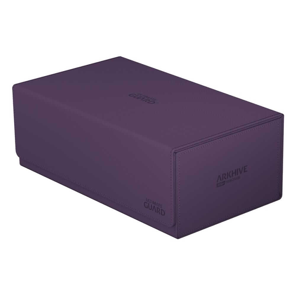 Accessoires Double your storage with our Arkhive 800+! This box offers space for more than 800 double-sleeved cards in standard size, can hold 350 Toploaders, or its two rows can simply be filled with a selection of your favorite deck boxes and cases. Its