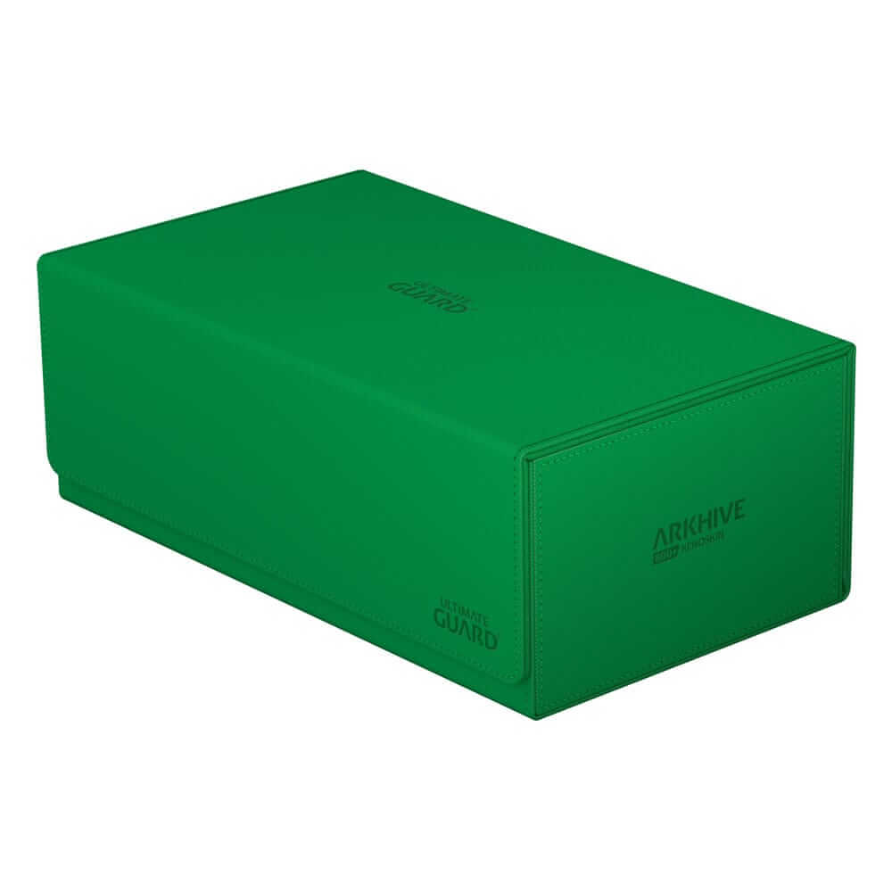 Accessoires Double your storage with our Arkhive 800+! This box offers space for more than 800 double-sleeved cards in standard size, can hold 350 Toploaders, or its two rows can simply be filled with a selection of your favorite deck boxes and cases. Its