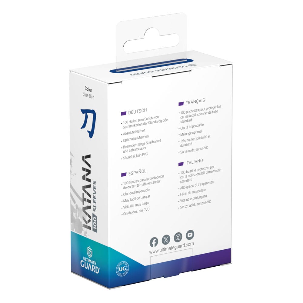 Ultimate Guard Katana Sleeves Standard Size (100 stuks) - Blue Bird