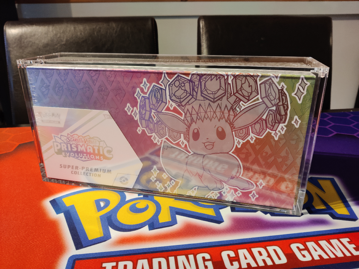 The Acrylic Box - Super Premium Collection Box (Prismatic Evolutions)