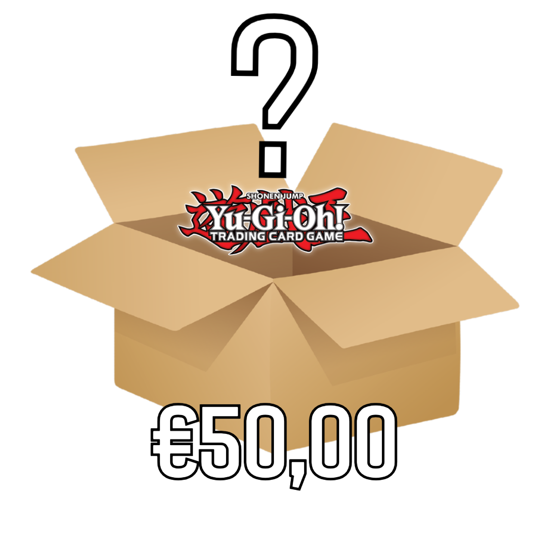 Yu-Gi-Oh Stap in de wereld van Yu-Gi-Oh met onze exclusieve Yu-Gi-Oh Mystery Box ter waarde van €50! Speciaal samengesteld voor de ultieme Yu-Gi-Oh-fan. Wat kun je verwachten? De Mystery Box bevat één of een combinatie van onderstaande producten: Verschil