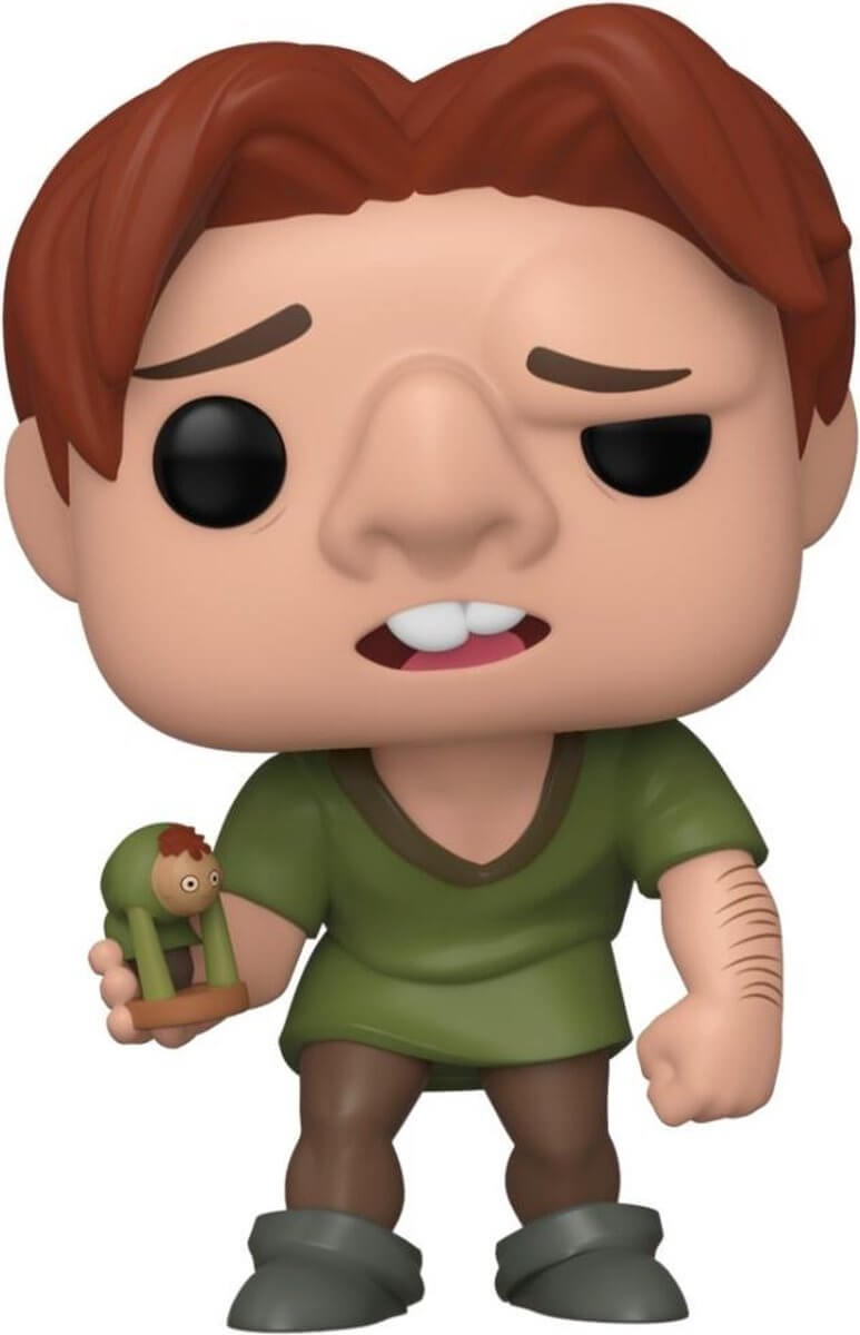 Lorcana Deze leuke Quasimodo Pop! Figuur is ongeveer 9 cm groot en komt verpakt in een window display box.