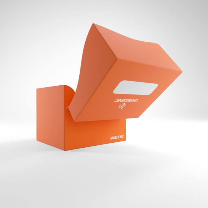 Accessoires The casual and smart solution for storing your deck! Made to fit up to 100 double-sleeved cards even in particularly thick inner sleeves, this durable deck box includes a self-locking lid and a write-on strip. Its Cobra Neck technology allows