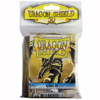 Accessoires Standard-size Dragon Shield sleeves (63x88mm) met origineel draken artwork. Deze sleeves zijn PVC-vrij en geschikt voor kaartspellen zoals Magic: The Gathering, Pokémon TCG en Lord of the Rings TCG. Een pakje bevat 50 sleeves. Kleur sleeves: g
