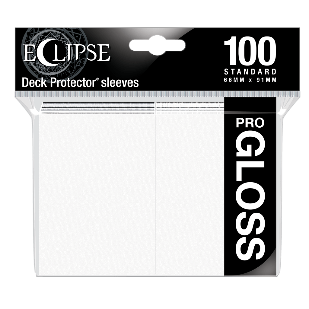 Accessoires Eclipse Deck Protector sleeves are now in 100ct packages, with three new colors! Royal Purple, Smoke Grey, & Forest Green. • New part numbers and color names to avoid ordering confusion. • Increased color and edge consistency. • All colors are