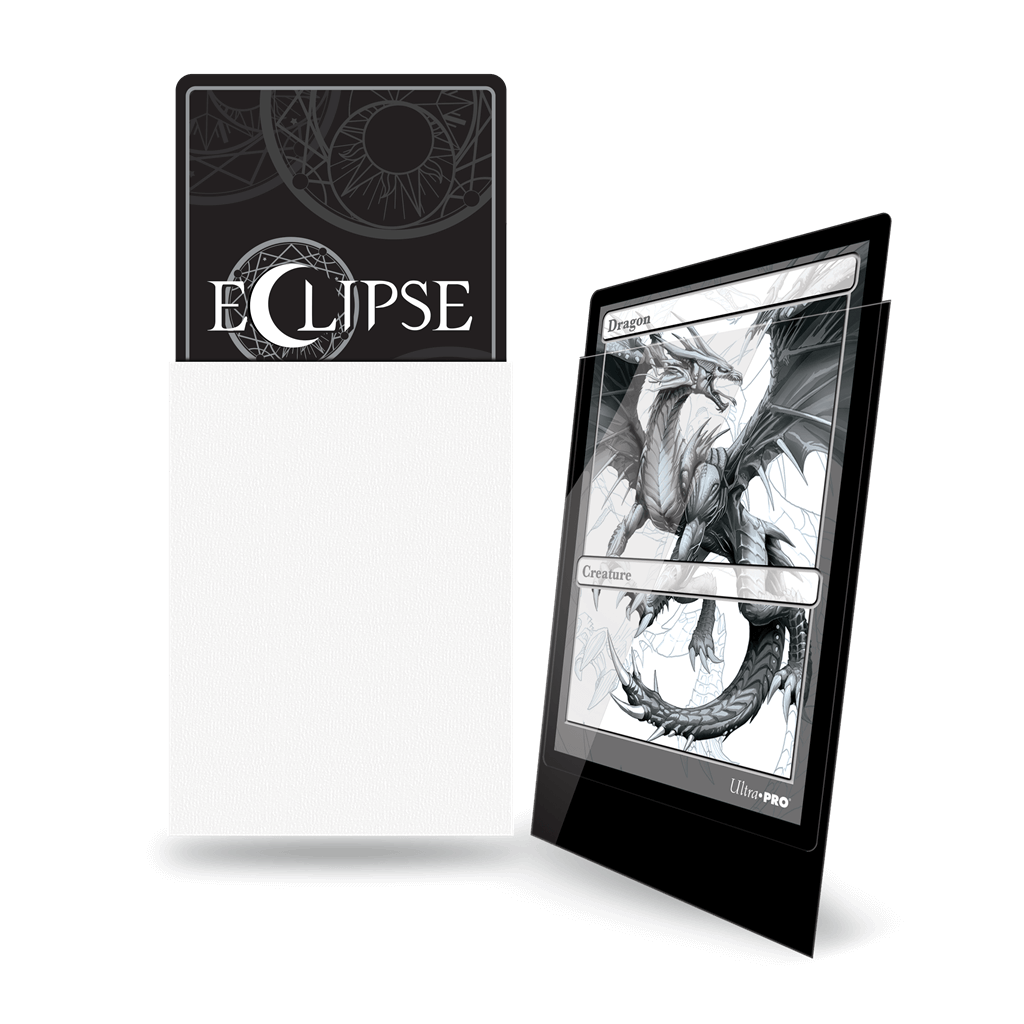 Accessoires Eclipse Deck Protector sleeves are now in 100ct packages, with three new colors! Royal Purple, Smoke Grey, & Forest Green. • New part numbers and color names to avoid ordering confusion. • Increased color and edge consistency. • All colors are