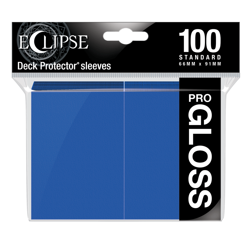 Accessoires Eclipse Deck Protector sleeves are now in 100ct packages, with three new colors! Royal Purple, Smoke Grey, & Forest Green. • New part numbers and color names to avoid ordering confusion. • Increased color and edge consistency. • All colors are