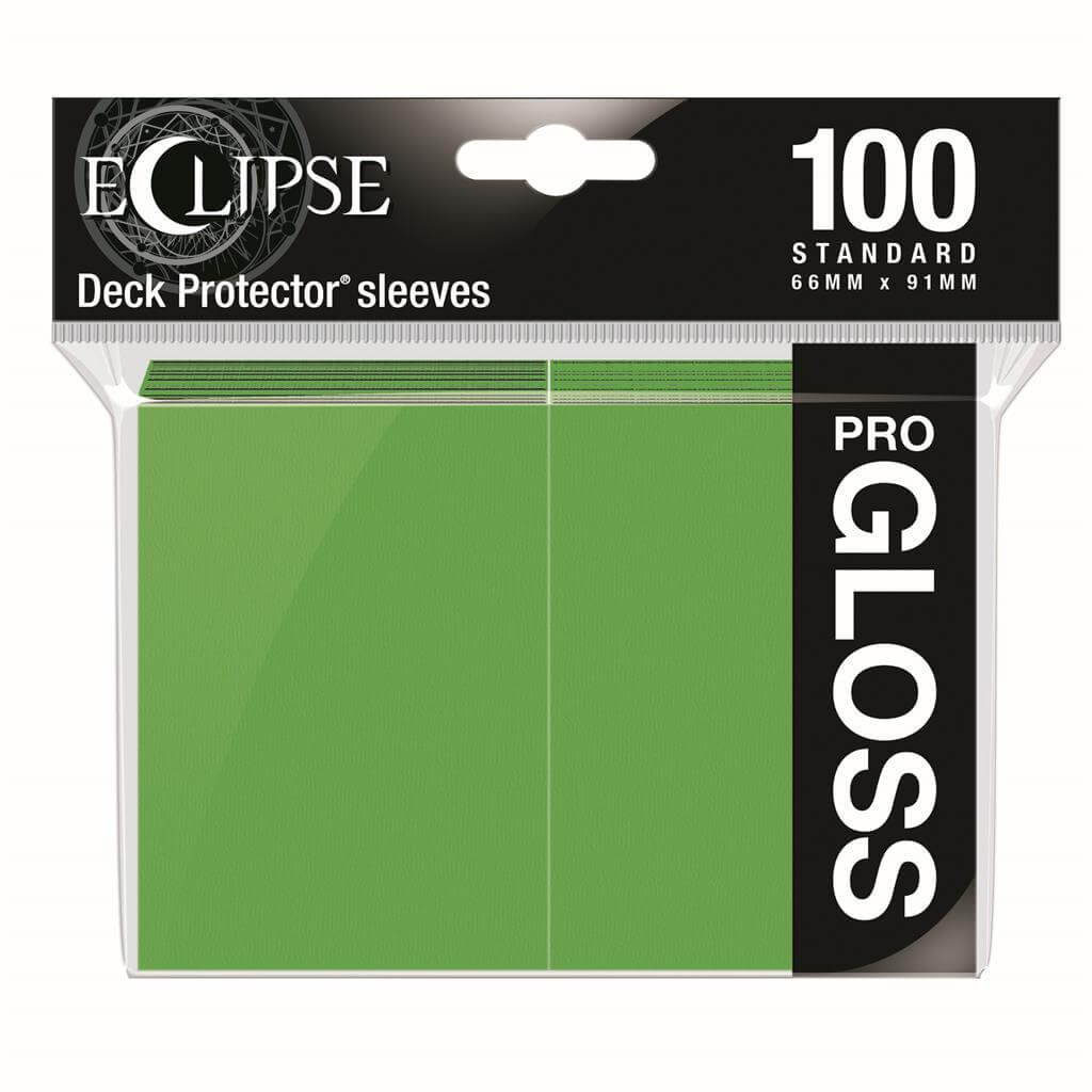 Accessoires Eclipse Deck Protector sleeves are now in 100ct packages, with three new colors! Royal Purple, Smoke Grey, & Forest Green. • New part numbers and color names to avoid ordering confusion. • Increased color and edge consistency. • All colors are