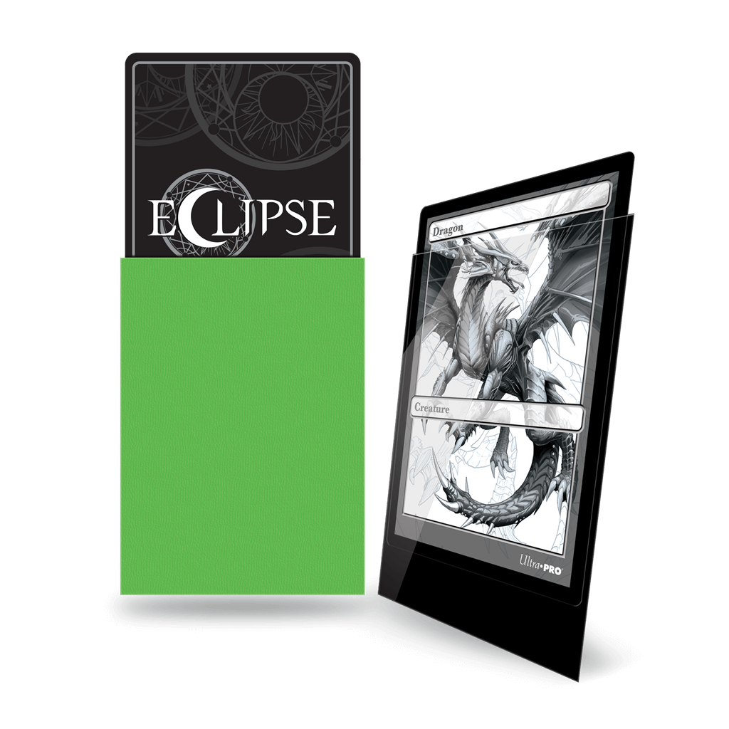 Accessoires Eclipse Deck Protector sleeves are now in 100ct packages, with three new colors! Royal Purple, Smoke Grey, & Forest Green. • New part numbers and color names to avoid ordering confusion. • Increased color and edge consistency. • All colors are