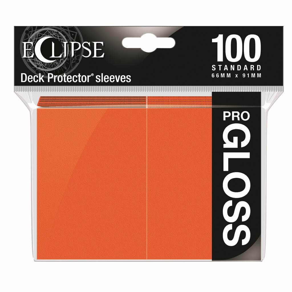 Accessoires Eclipse Deck Protector sleeves are now in 100ct packages, with three new colors! Royal Purple, Smoke Grey, & Forest Green. • New part numbers and color names to avoid ordering confusion. • Increased color and edge consistency. • All colors are
