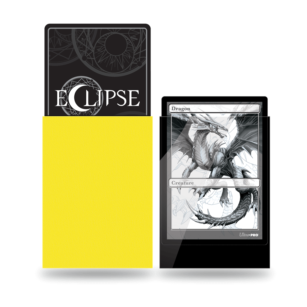 Accessoires Eclipse Deck Protector sleeves are now in 100ct packages, with three new colors! Royal Purple, Smoke Grey, & Forest Green. • New part numbers and color names to avoid ordering confusion. • Increased color and edge consistency. • All colors are