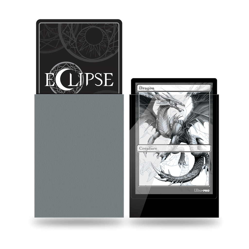 Accessoires Eclipse Deck Protector sleeves are now in 100ct packages, with three new colors! Royal Purple, Smoke Grey, & Forest Green. • New part numbers and color names to avoid ordering confusion. • Increased color and edge consistency. • All colors are