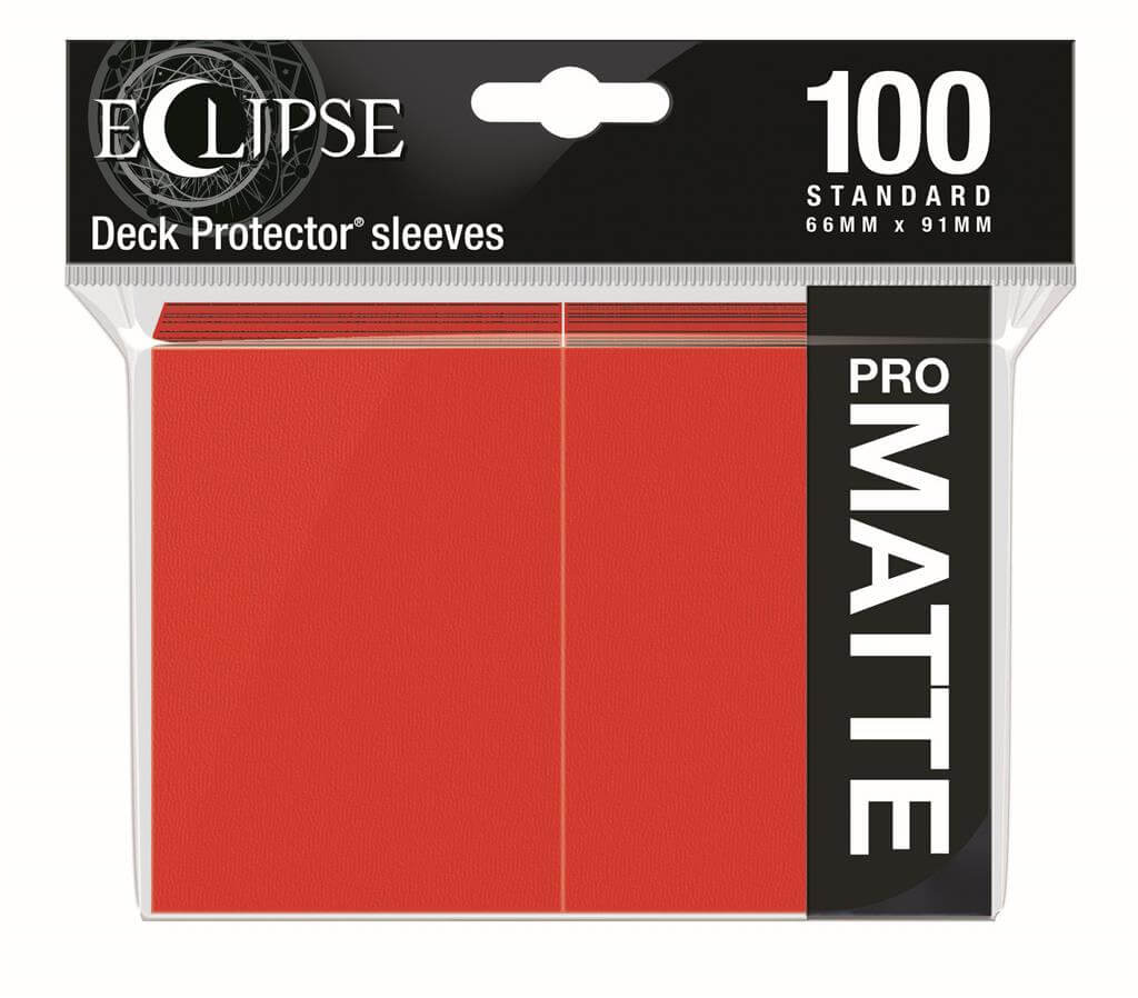 Accessoires Eclipse Deck Protector sleeves are now in 100ct packages, with three new colors! Royal Purple, Smoke Grey, & Forest Green. • New part numbers and color names to avoid ordering confusion. • Increased color and edge consistency. • All colors are