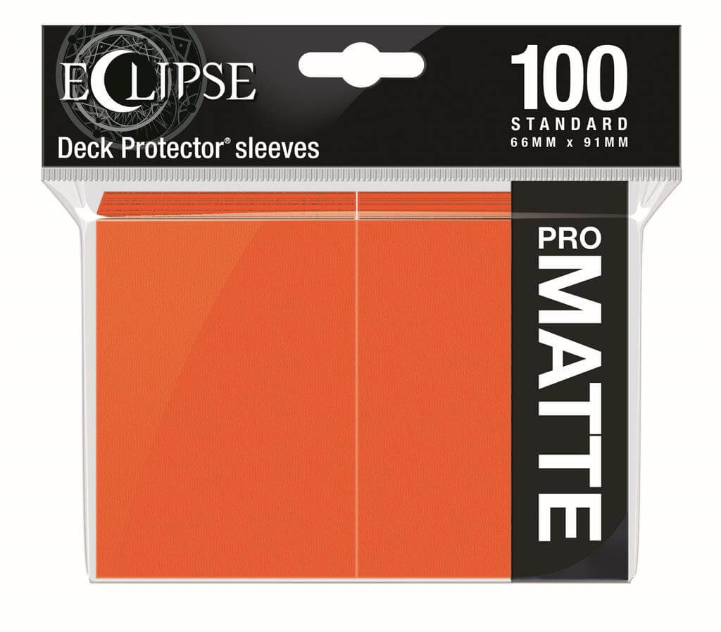 Accessoires Eclipse Deck Protector sleeves are now in 100ct packages, with three new colors! Royal Purple, Smoke Grey, & Forest Green. • New part numbers and color names to avoid ordering confusion. • Increased color and edge consistency. • All colors are