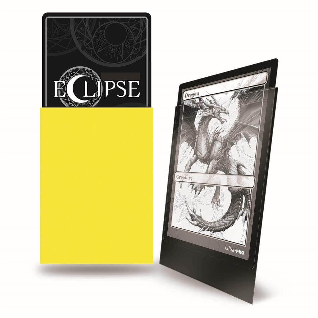 Accessoires Eclipse Deck Protector sleeves are now in 100ct packages, with three new colors! Royal Purple, Smoke Grey, & Forest Green. • New part numbers and color names to avoid ordering confusion. • Increased color and edge consistency. • All colors are