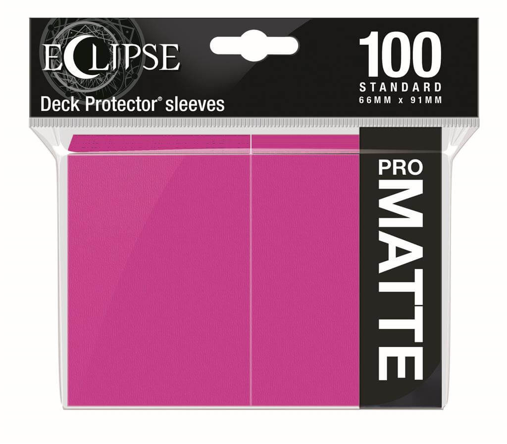 Accessoires Eclipse Deck Protector sleeves are now in 100ct packages, with three new colors! Royal Purple, Smoke Grey, & Forest Green. • New part numbers and color names to avoid ordering confusion. • Increased color and edge consistency. • All colors are