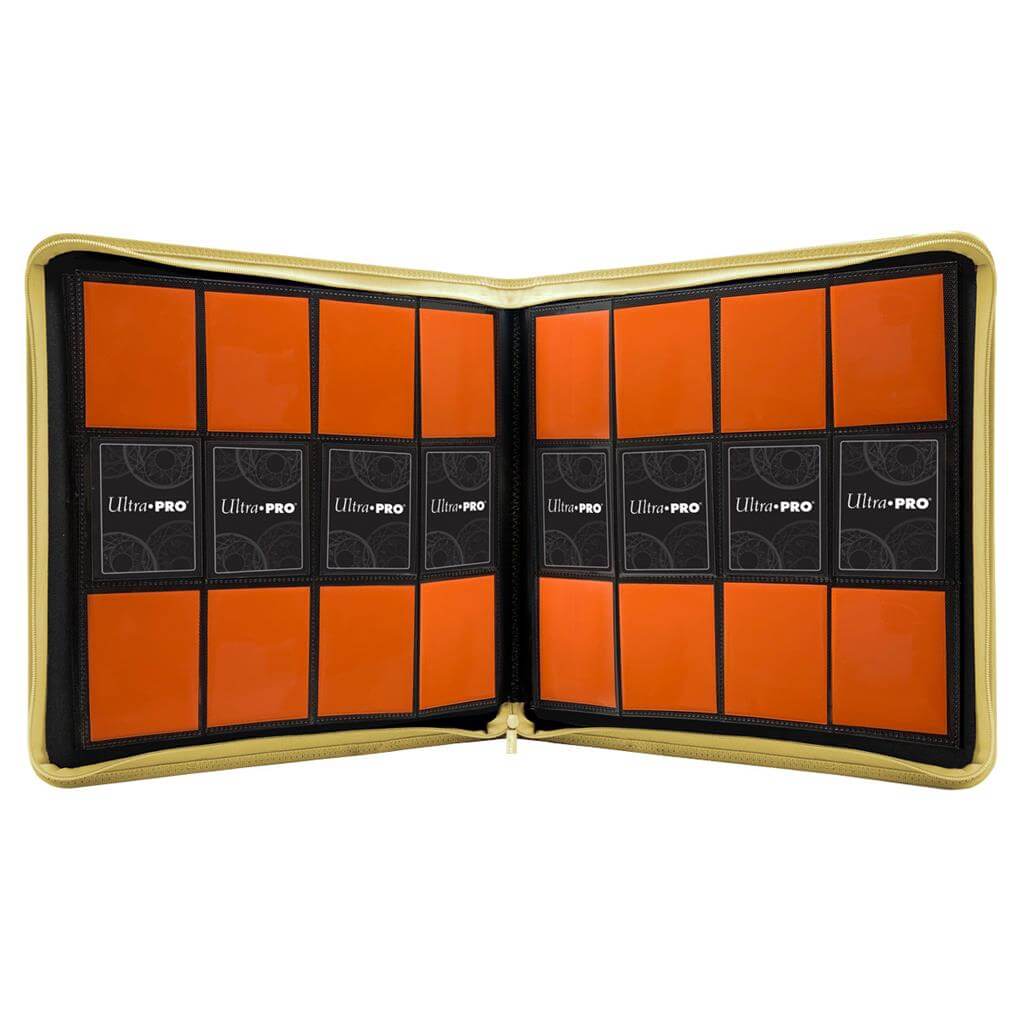 Accessoires De 12-pocket PRO-Binders met ritssluiting van Ultra PRO zijn ontworpen voor het verzamelen en ordenen van speelsets met uw favoriete ruilkaarten. Elke map is voorzien van een gewatteerde kunstleren omslag met een ritssluiting. Nadat je de map
