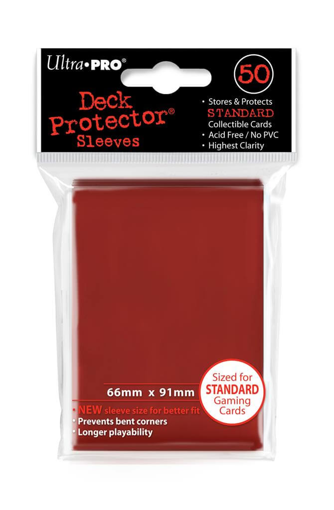 Accessoires Rode Deck Protectors voor standaard kaarten (66x91 mm). Een pakje bevat 50 deck protectors.