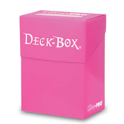 Accessoires Felroze solid deckbox voor het veilig bewaren en vervoeren van je speelkaarten. Geschikt voor maximaal 80 sleeved kaarten.