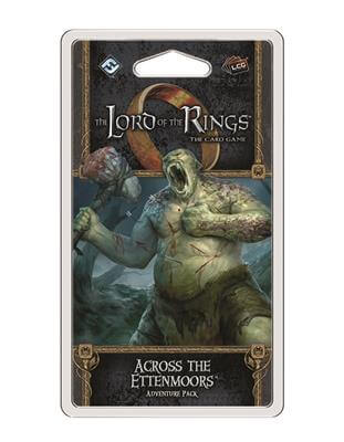 UITVERKOOP Across the Ettenmoors is het derde Adventure Pack in de Angmar Awaked Cycle van The Lord of The Rings Card Game campagne. De spelers proberen in dit adventure pack een weg te vinden in de met trollen bewoonde Ettenmoors moerassen. Deze kit komt