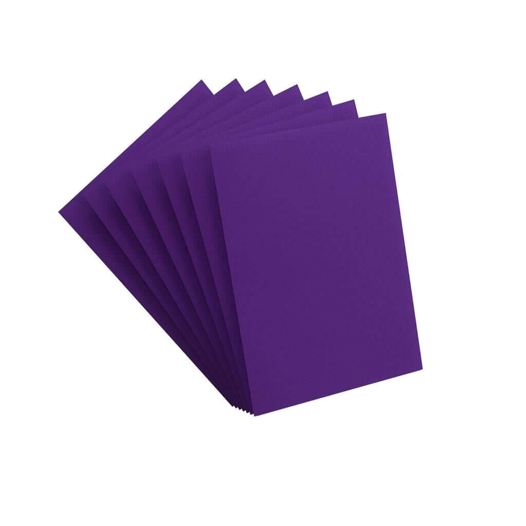 Accessoires Deze paarse Matte Sleeves bieden een hoogwaardige bescherming voor standaard formaat kaarten van maximaal 64x89mm.