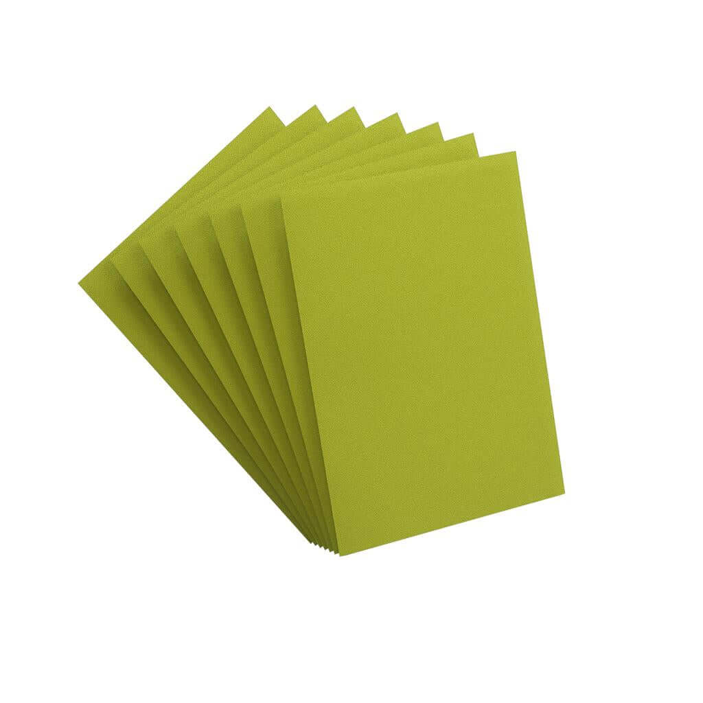 Accessoires Deze lime-groene Matte Sleeves bieden een hoogwaardige bescherming voor standaard formaat kaarten van maximaal 64x89mm.