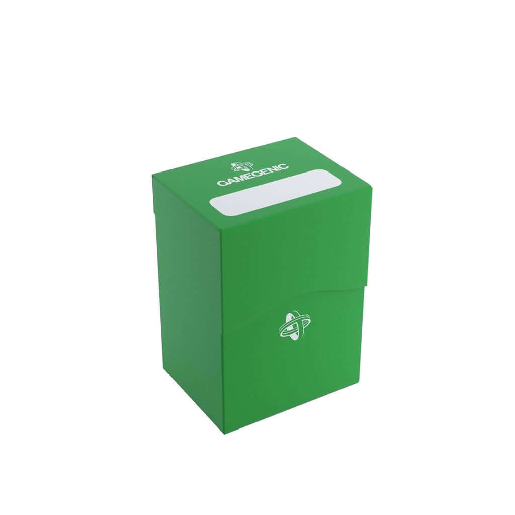 Accessoires Groene, casual deckbox die geschikt is voor het beschermen en opbergen van maximaal 80 kaarten met dubbele sleeves.