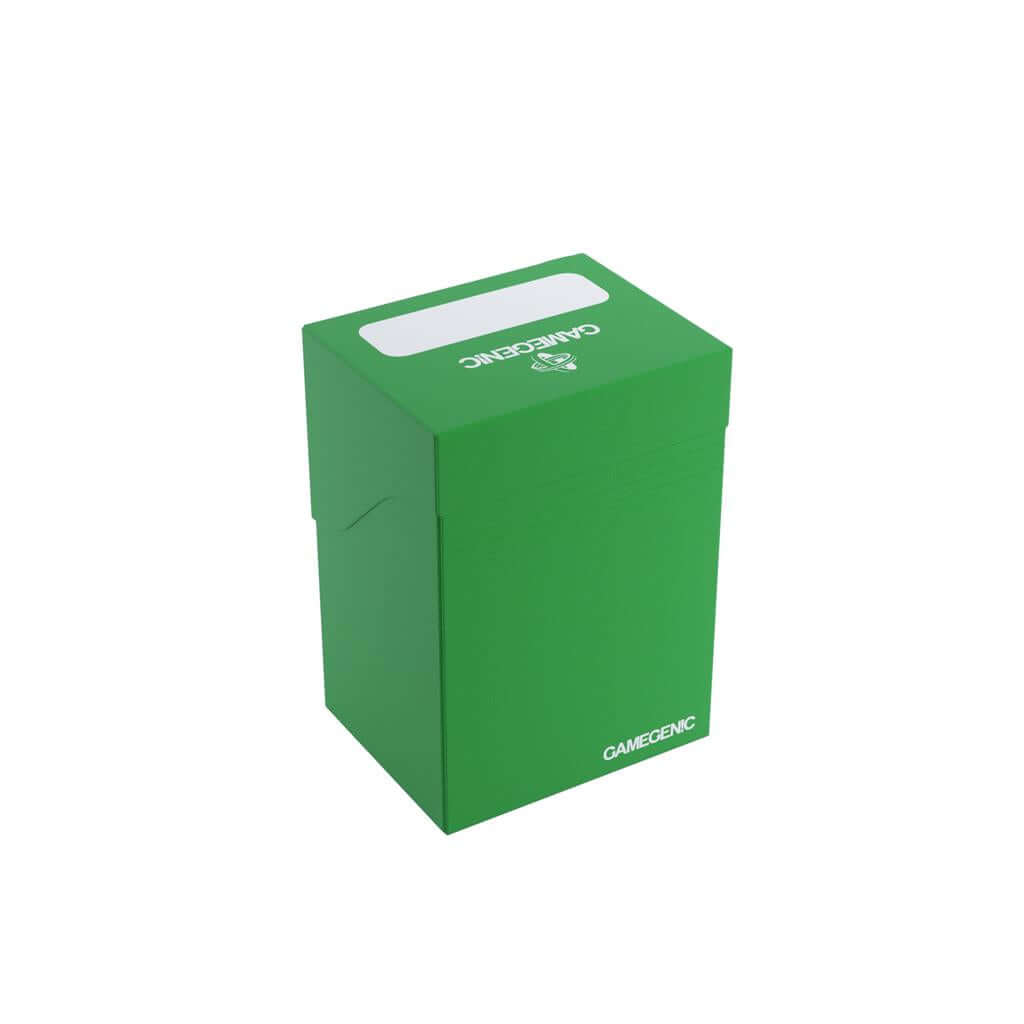Accessoires Groene, casual deckbox die geschikt is voor het beschermen en opbergen van maximaal 80 kaarten met dubbele sleeves.