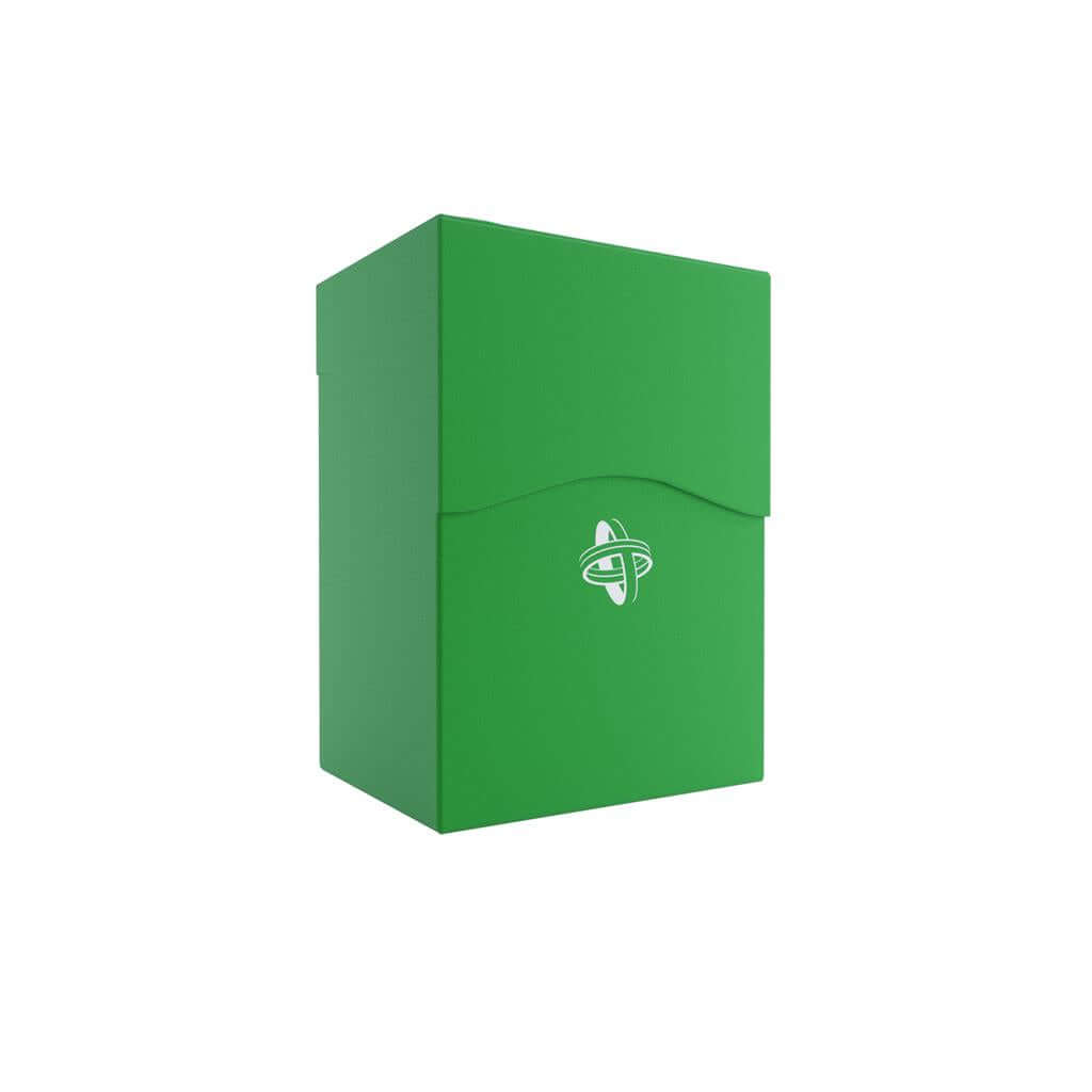 Accessoires Groene, casual deckbox die geschikt is voor het beschermen en opbergen van maximaal 80 kaarten met dubbele sleeves.