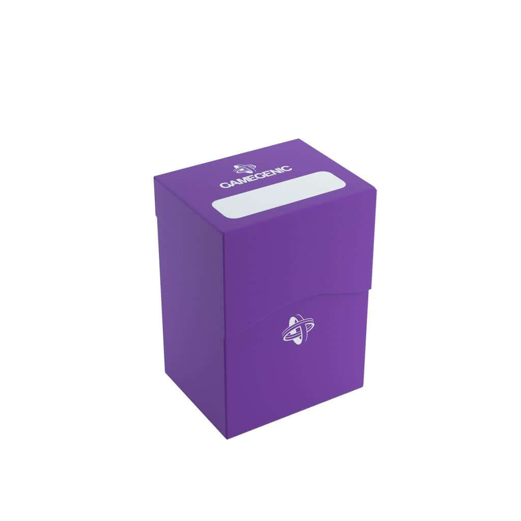Accessoires Paarse, casual deckbox die geschikt is voor het beschermen en opbergen van maximaal 80 kaarten met dubbele sleeves.