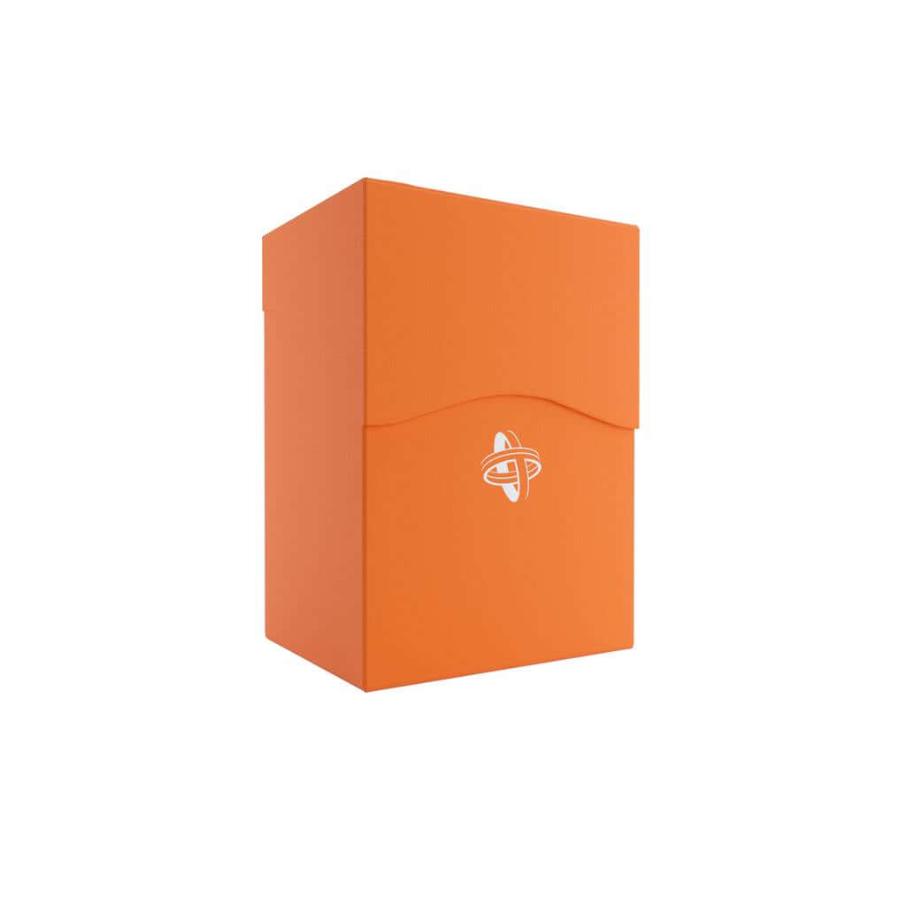 Accessoires Oranje, casual deckbox die geschikt is voor het beschermen en opbergen van maximaal 80 kaarten met dubbele sleeves.