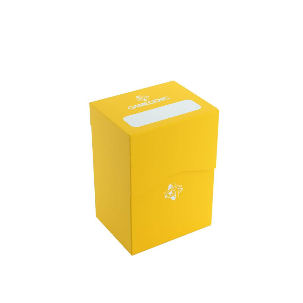 Accessoires Gele, casual deckbox die geschikt is voor het beschermen en opbergen van maximaal 80 kaarten met dubbele sleeves.