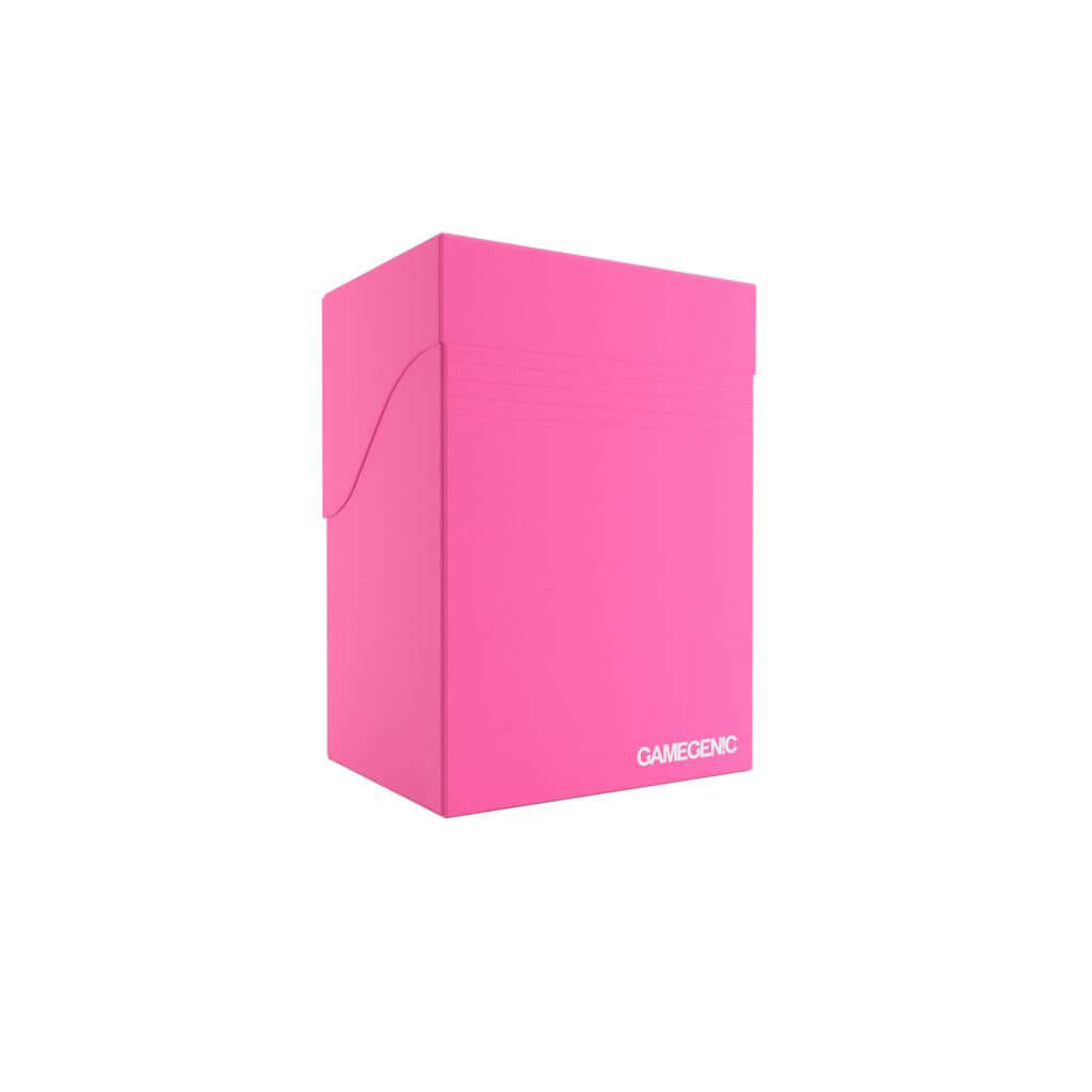 Accessoires Roze, casual deckbox die geschikt is voor het beschermen en opbergen van maximaal 80 kaarten met dubbele sleeves.