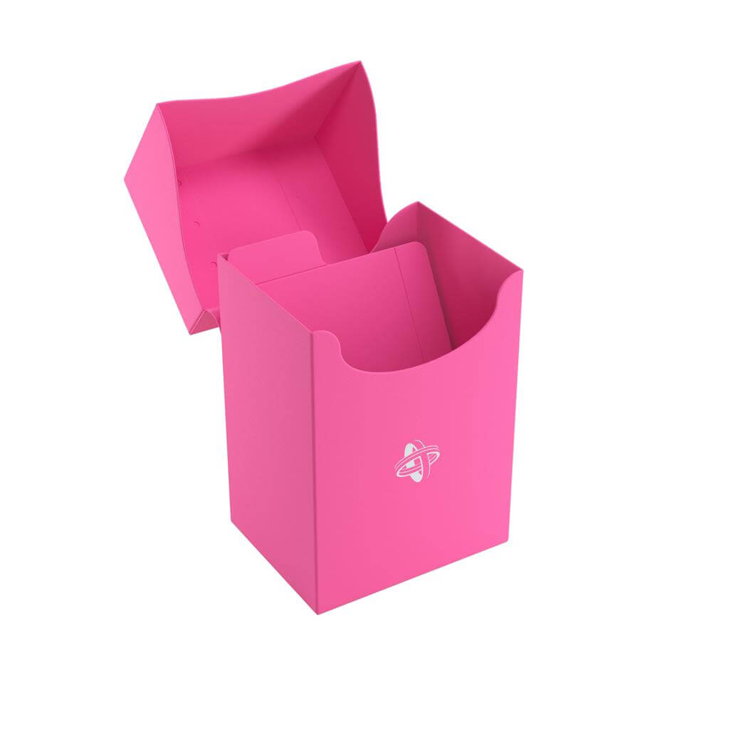 Accessoires Roze, casual deckbox die geschikt is voor het beschermen en opbergen van maximaal 80 kaarten met dubbele sleeves.
